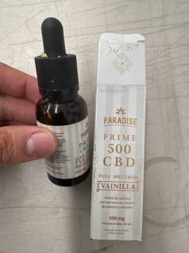 Gotero Prime CBD 500mg Vainilla photo review